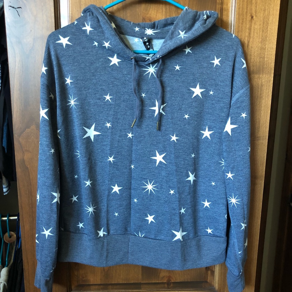 Soft Comfy Star Sweatshirt Hoodie